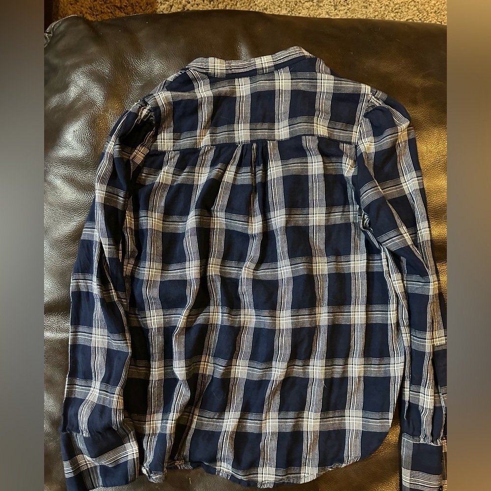 Lucky Brand Blue Checkered Shirt - Picture 4 of 4